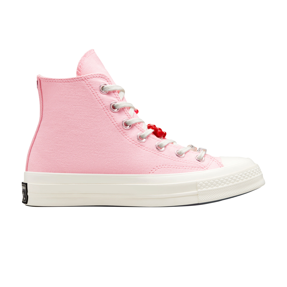 Pre-owned Converse Wmns Chuck 70 High 'diy Beads' In Pink