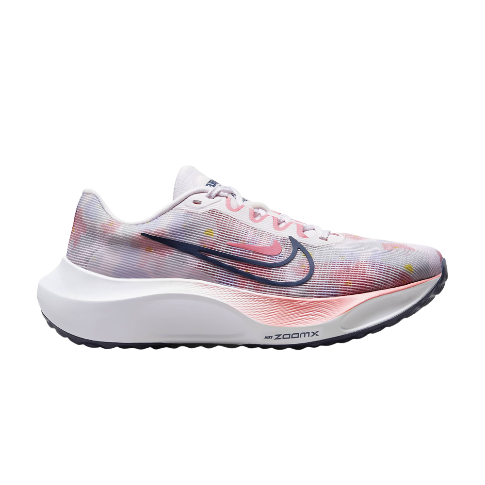 Pre-owned Nike Wmns Zoom Fly 5 Premium 'floral Watercolor' In Pink