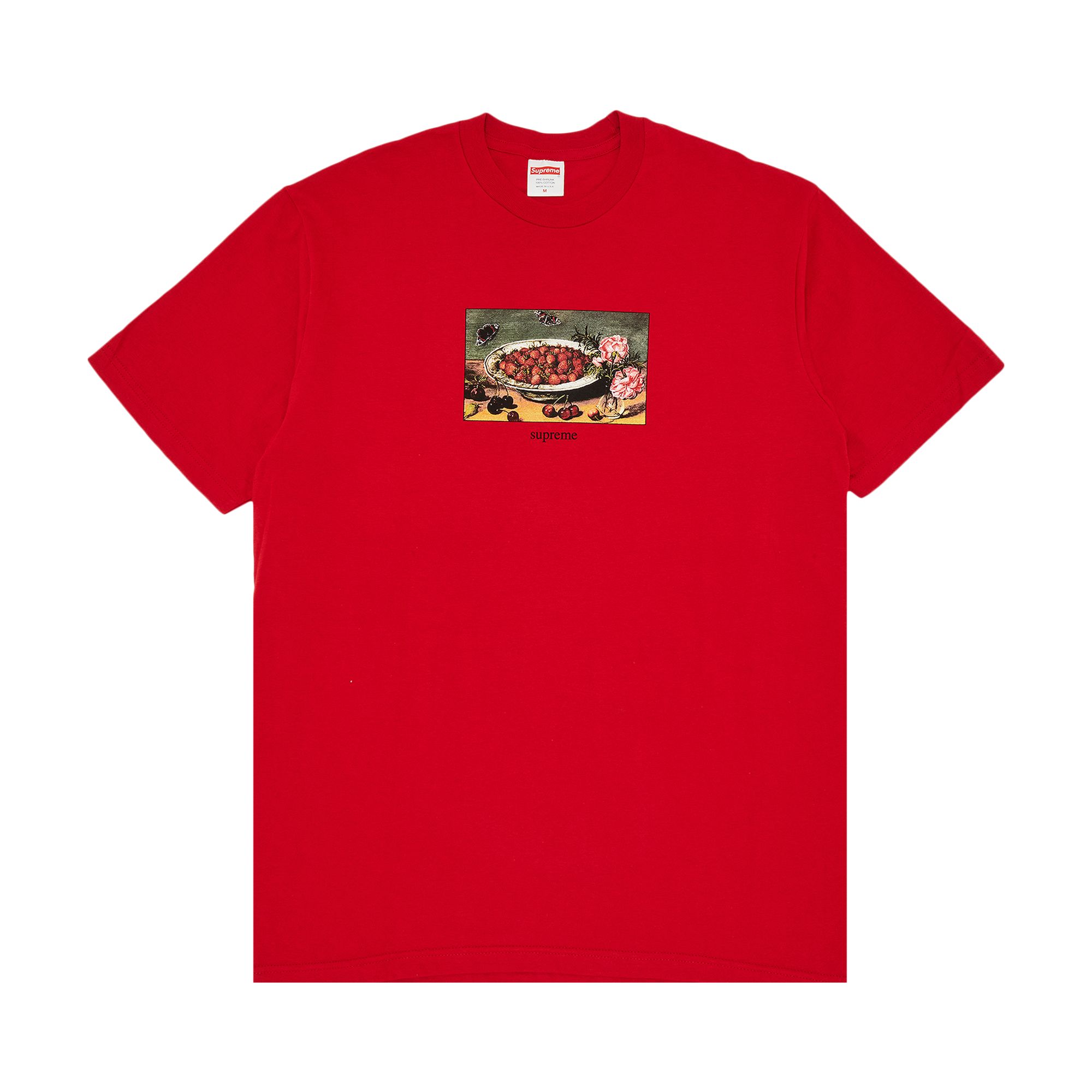SUPREME SUPREME STRAWBERRIES TEE 'RED'