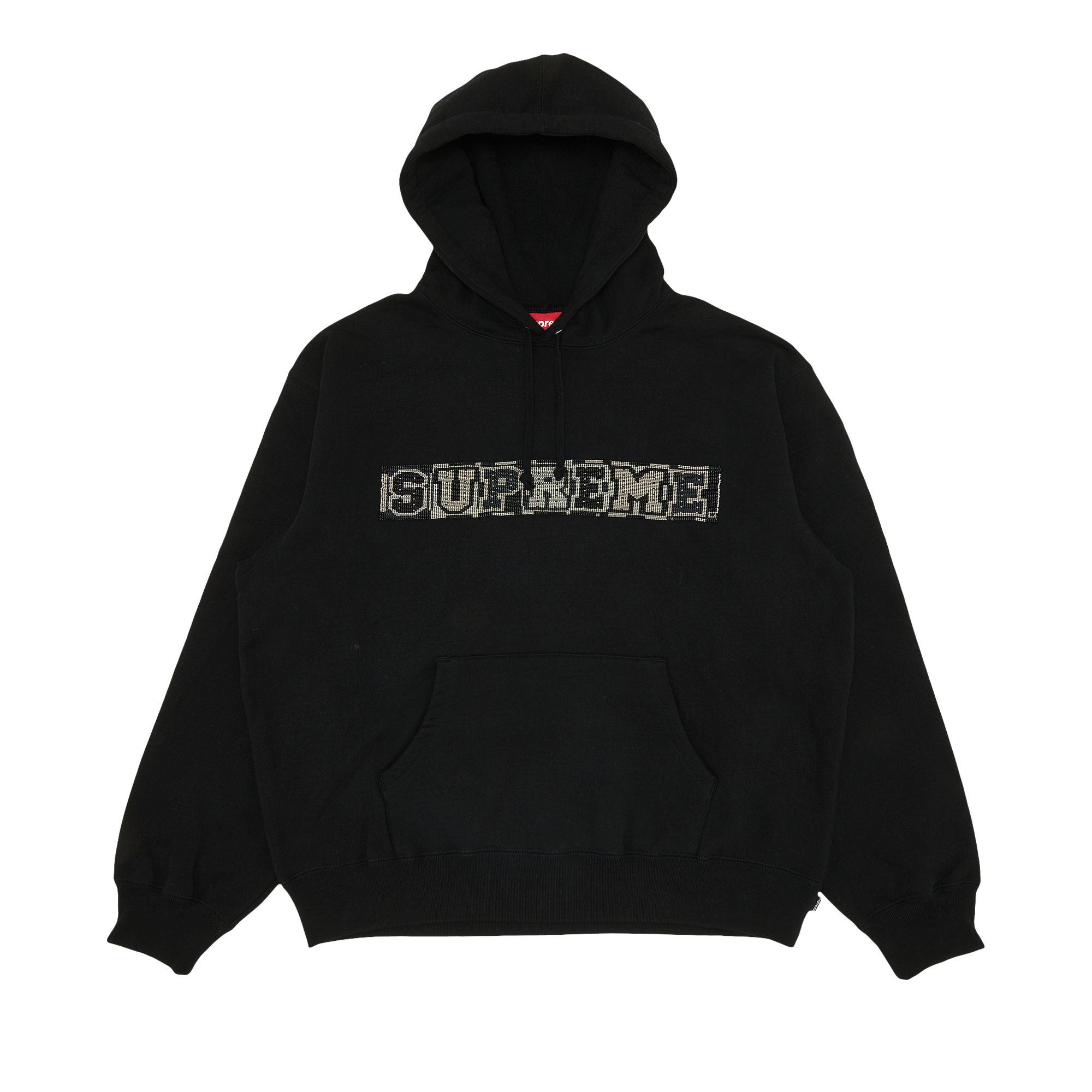Pre owned Supreme Beaded Hooded Sweatshirt black ModeSens