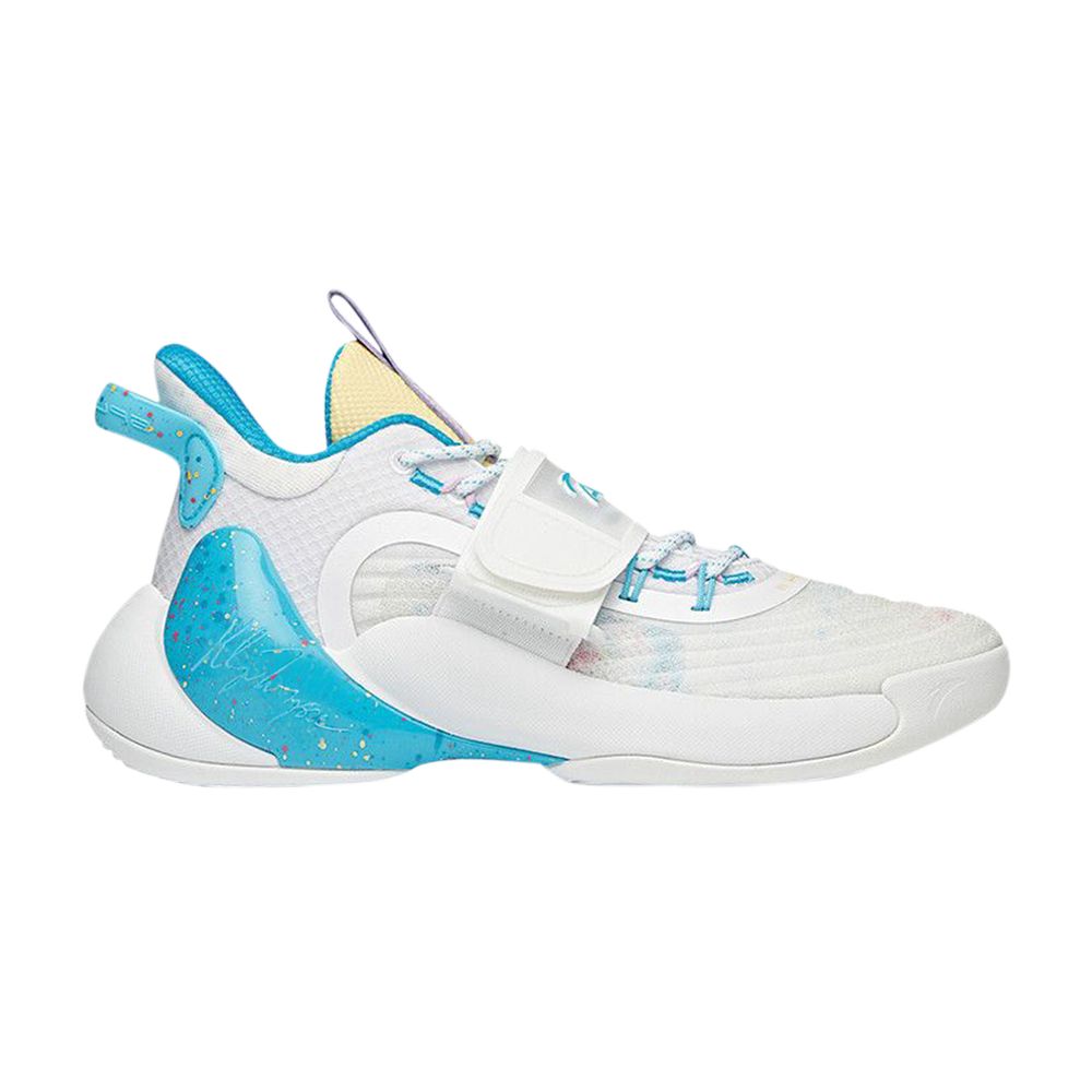 Pre-owned Anta Kt Splash 3 'iced Blueberry Tea' In White