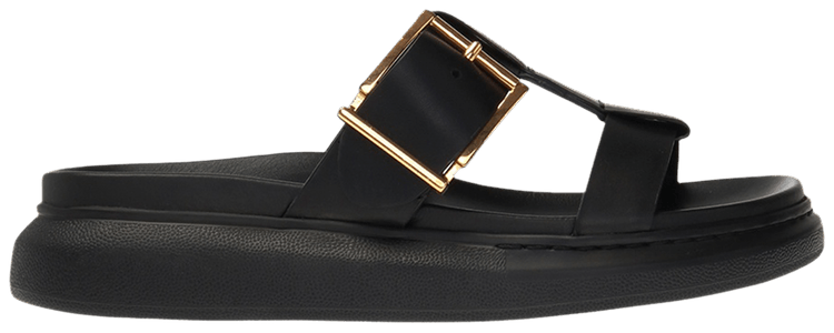 Alexander McQueen Hybrid Slide Black Gold