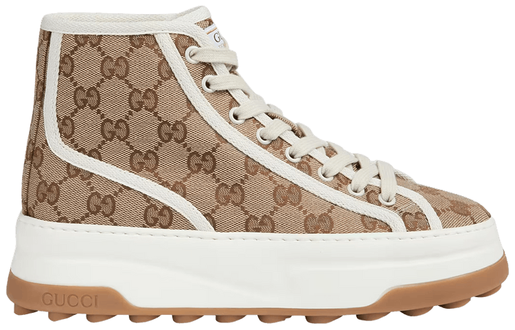 Gucci high sales top beige