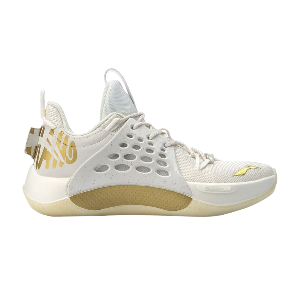 Pre-owned Li-ning Cba X Sonic 7 Low 'championship Glory Edition - White'