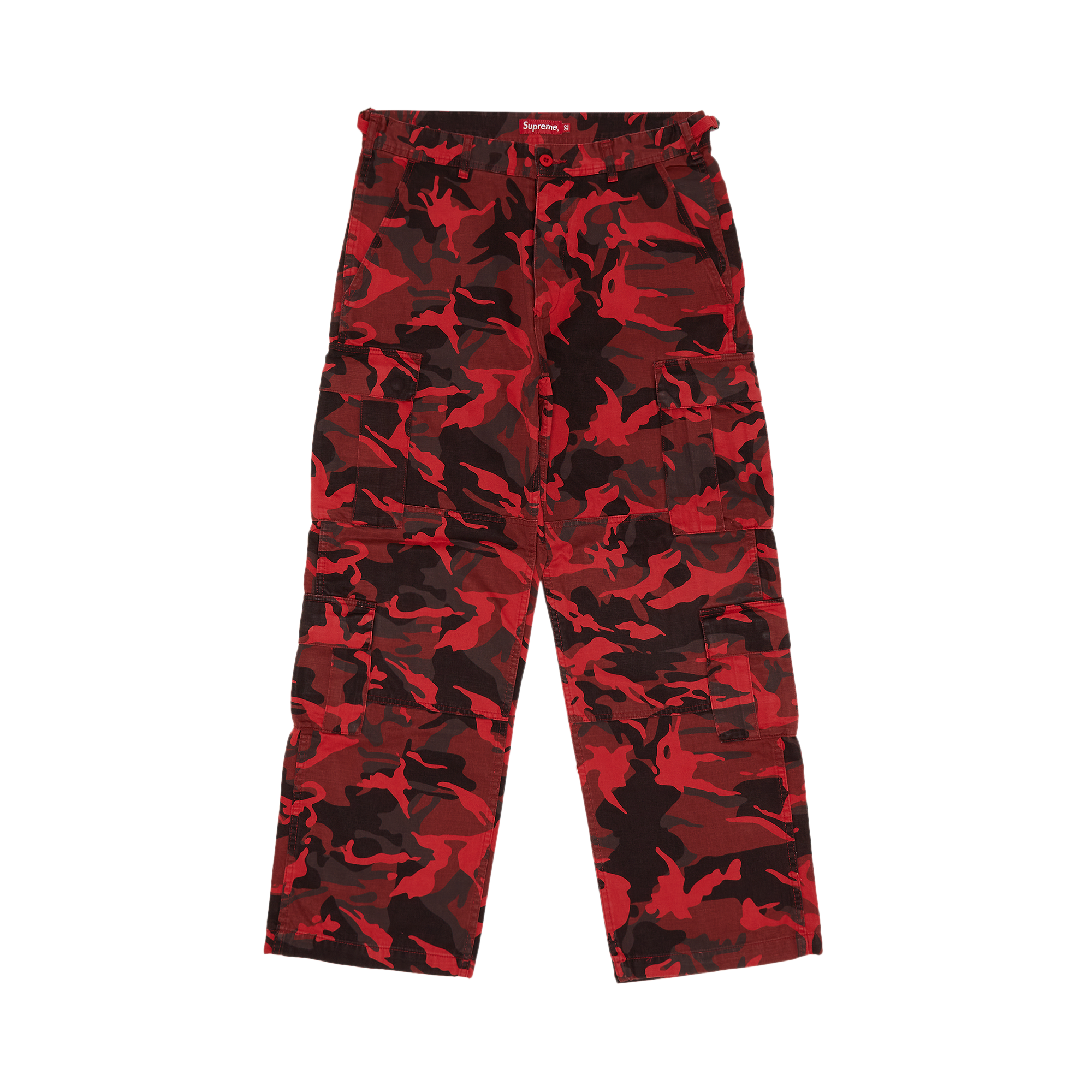 Pre-owned Supreme Cargo Pant 'red Camo'