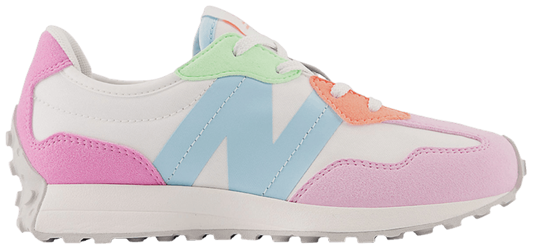 New Balance 327 Little Kid Wide Raspberry Bleach Blue