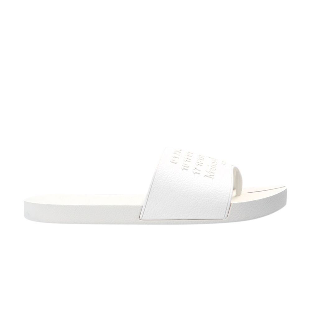 Pre-owned Maison Margiela Tabi Pool Slide 'white' | Men's Size 41
