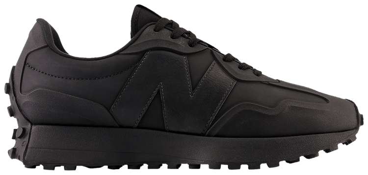New Balance 327 Triple Black Nubuck