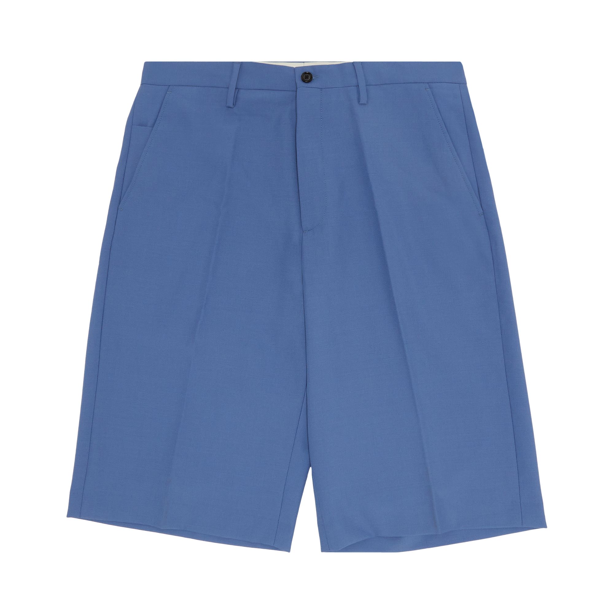 Pre-owned Supreme Wool Trouser Short 'light Blue' | Men's Size 30