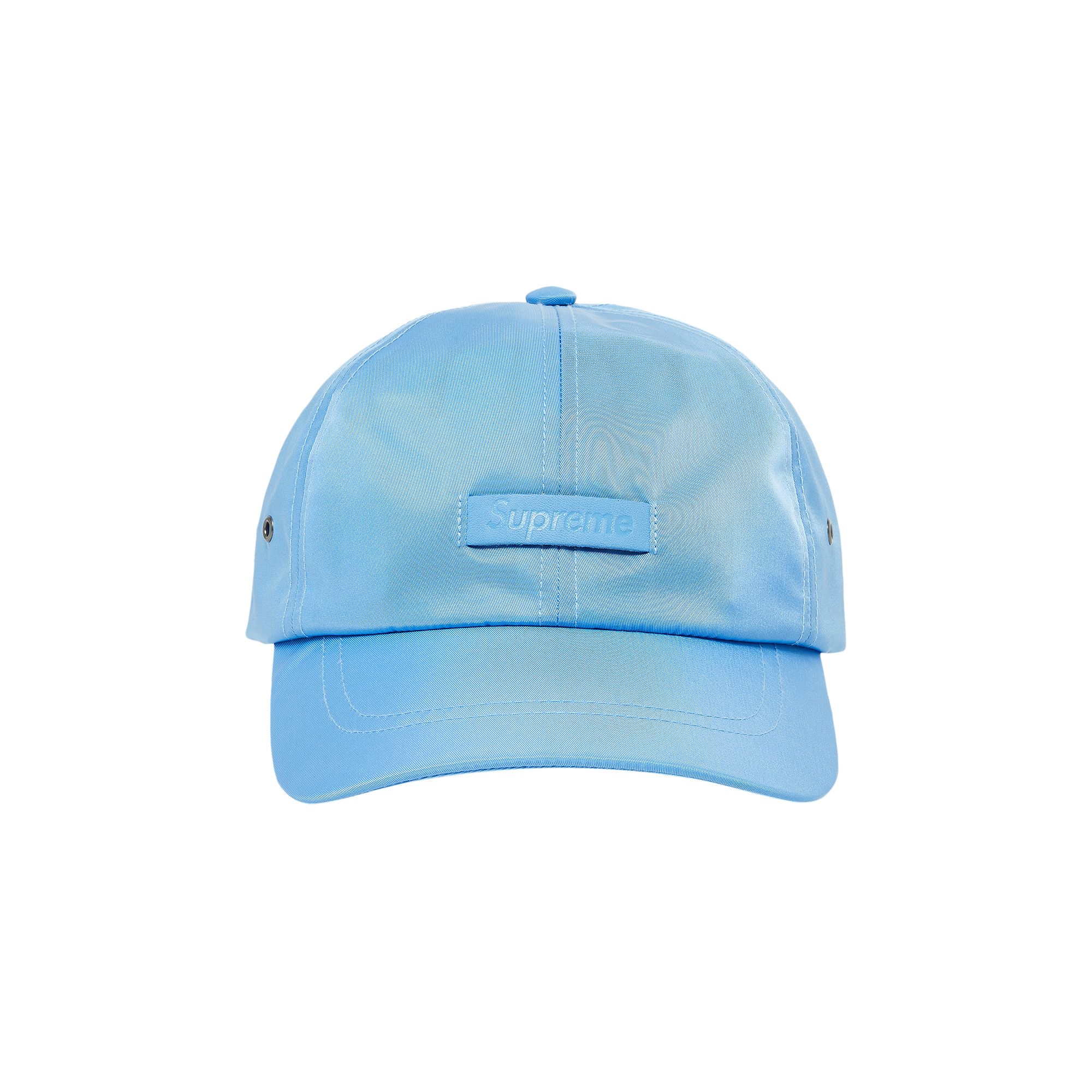 SUPREME SUPREME LEATHER PATCH 6-PANEL 'BLUE'