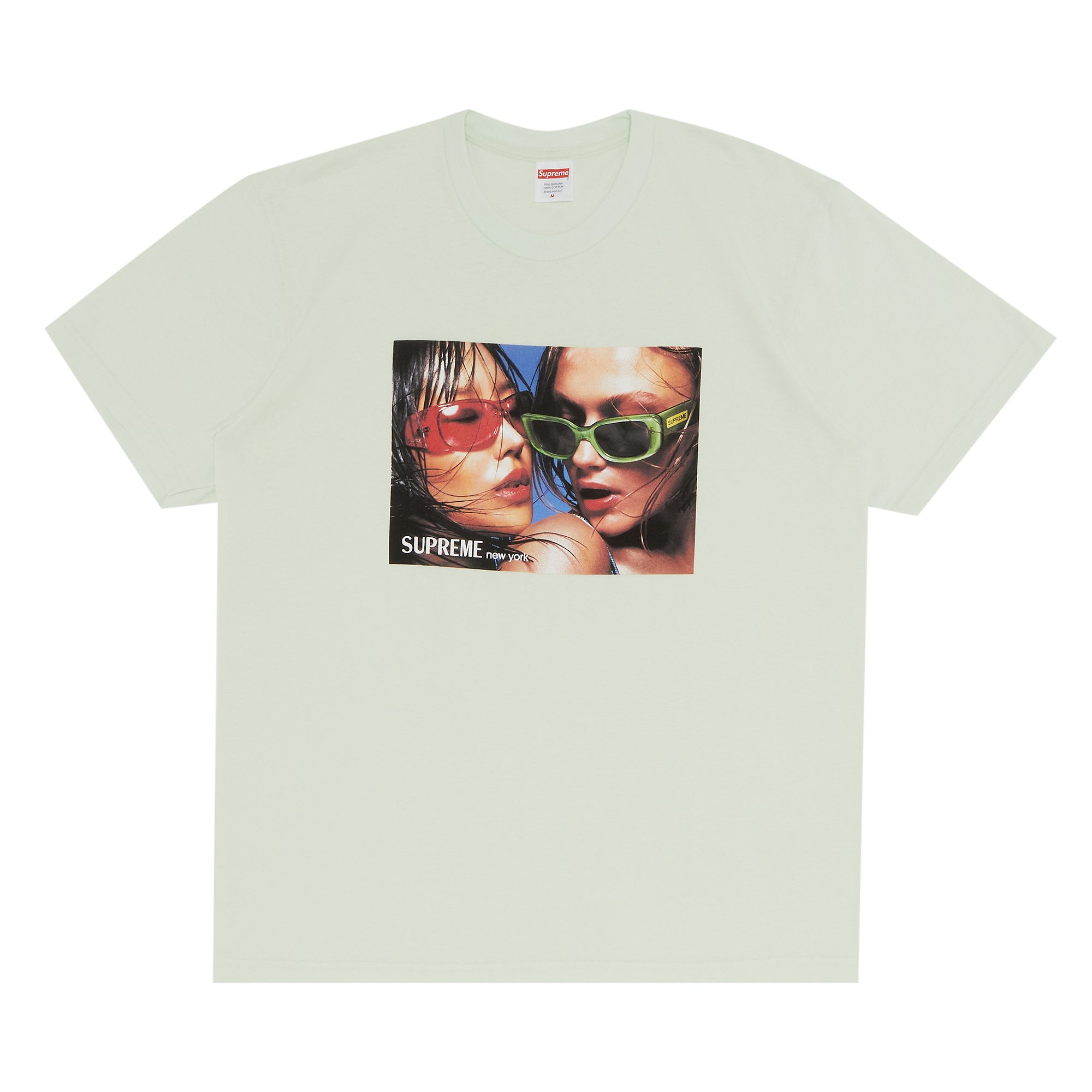 SUPREME SUPREME EYEWEAR TEE 'PALE GREEN'