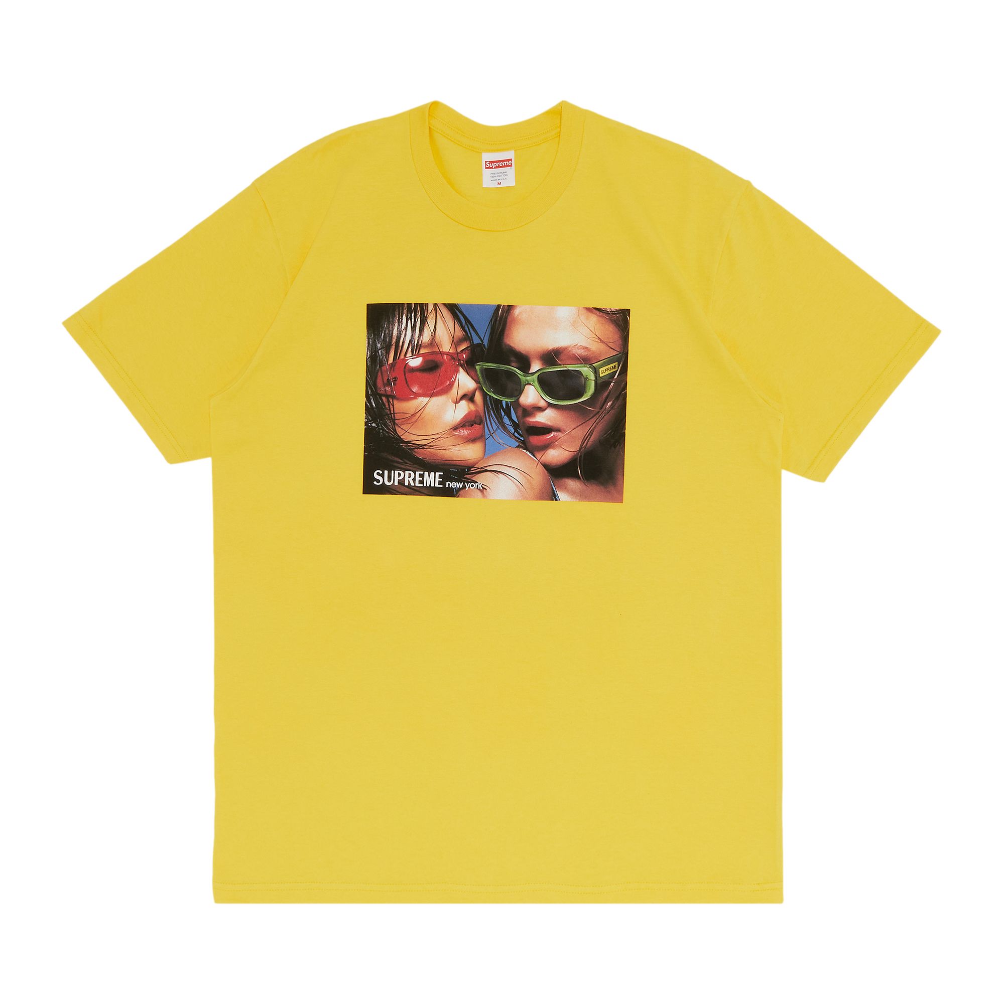 SUPREME SUPREME EYEWEAR TEE 'YELLOW'