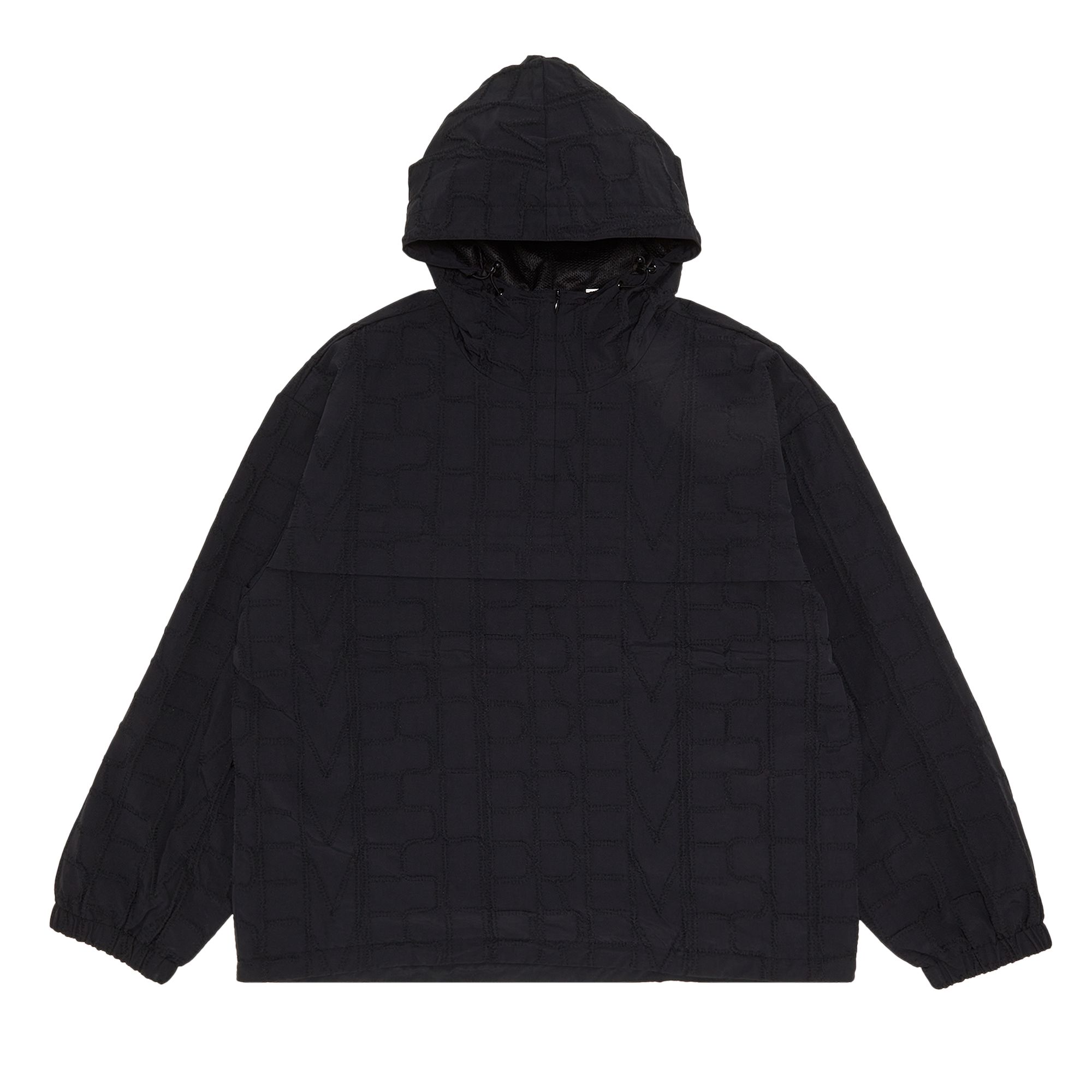 SUPREME SUPREME REPEAT STITCH ANORAK 'BLACK'