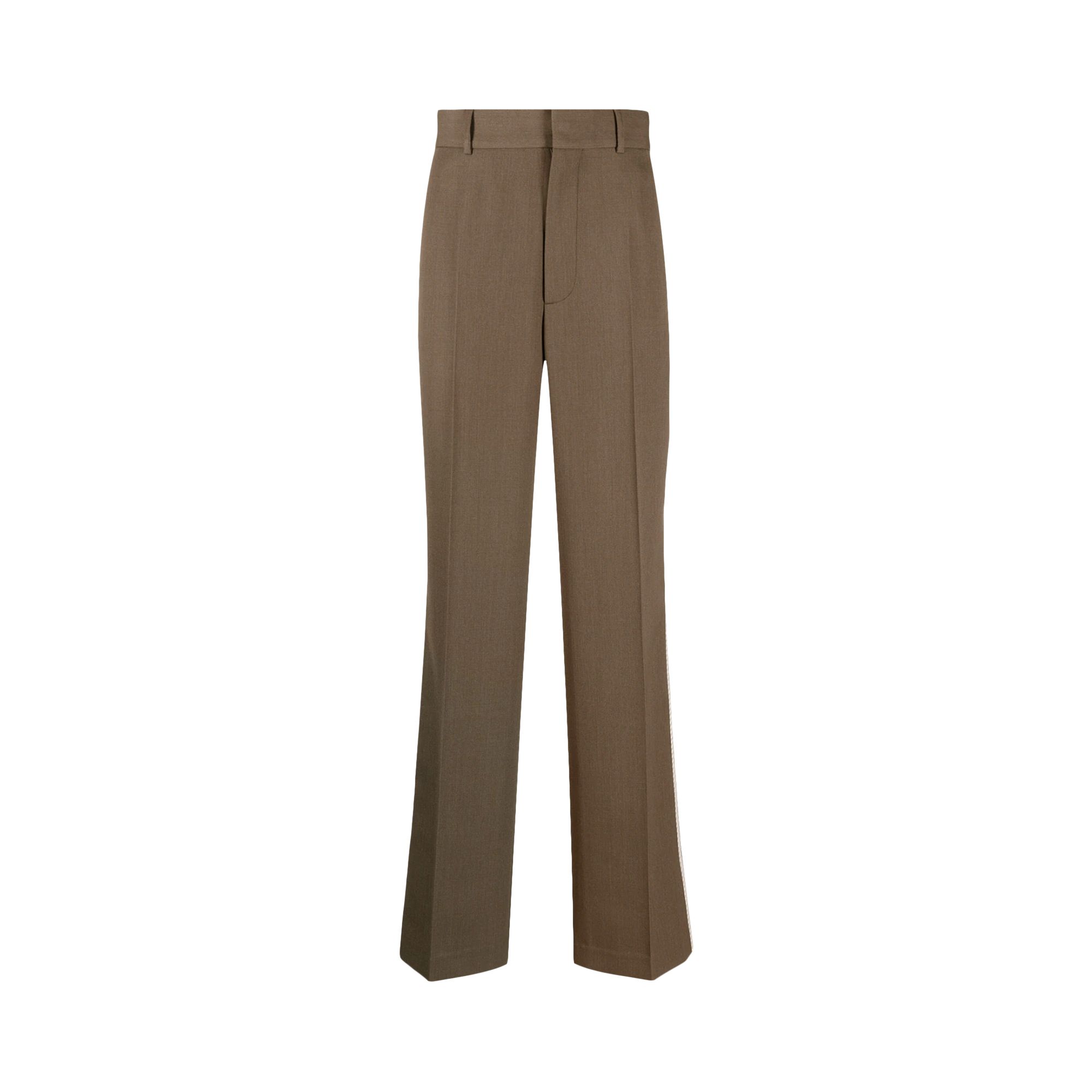 Pre-owned Palm Angels Suit Track Pants 'military/off White' | Green | Men's Size 50