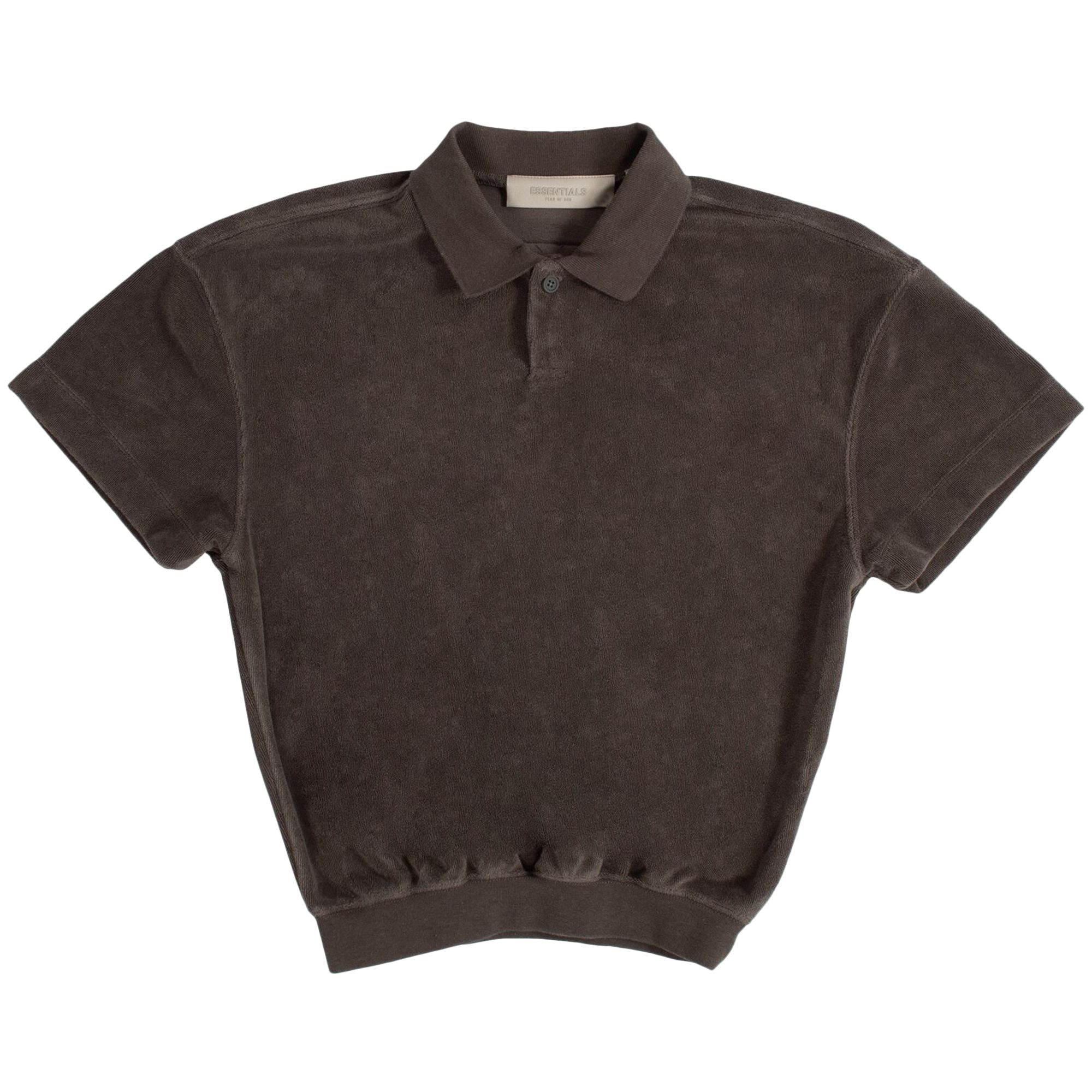 Fear of God Essentials Kids Short-Sleeve Polo 'Off Black' | Kid's Size 10