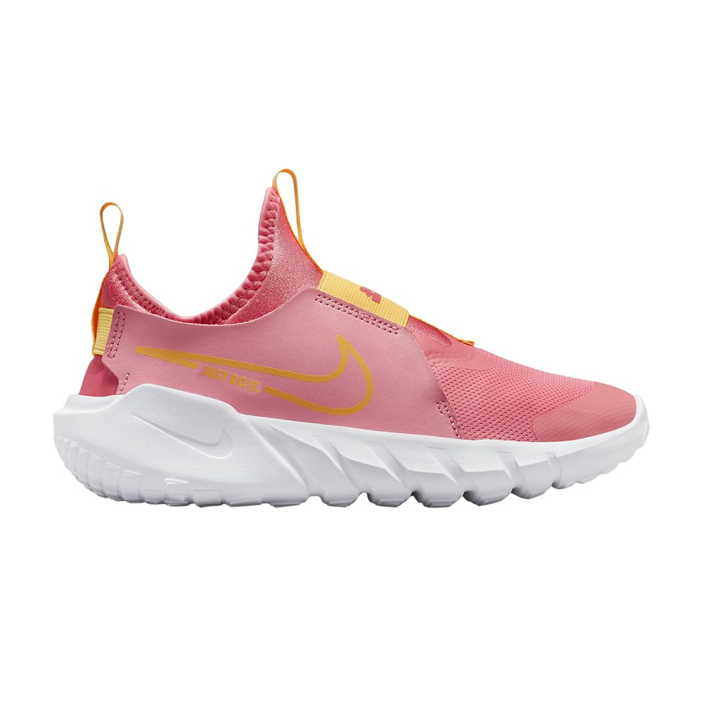 Nike Flex Runner 2 GS 'Coral Chalk Citron Pulse' | Pink | Kid's Size 4.5