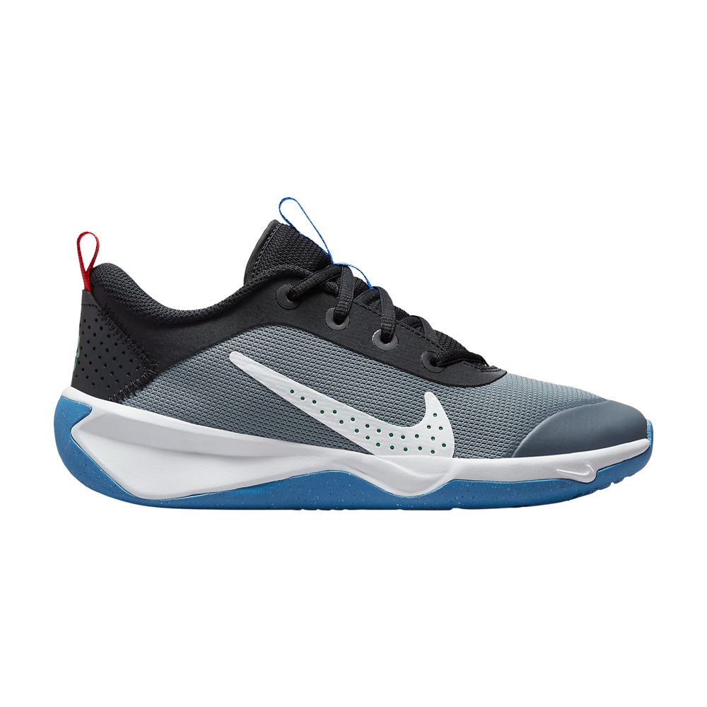 Pre-owned Nike Omni Multi-court Gs 'cool Grey Photo Blue' | Kid's Size 4