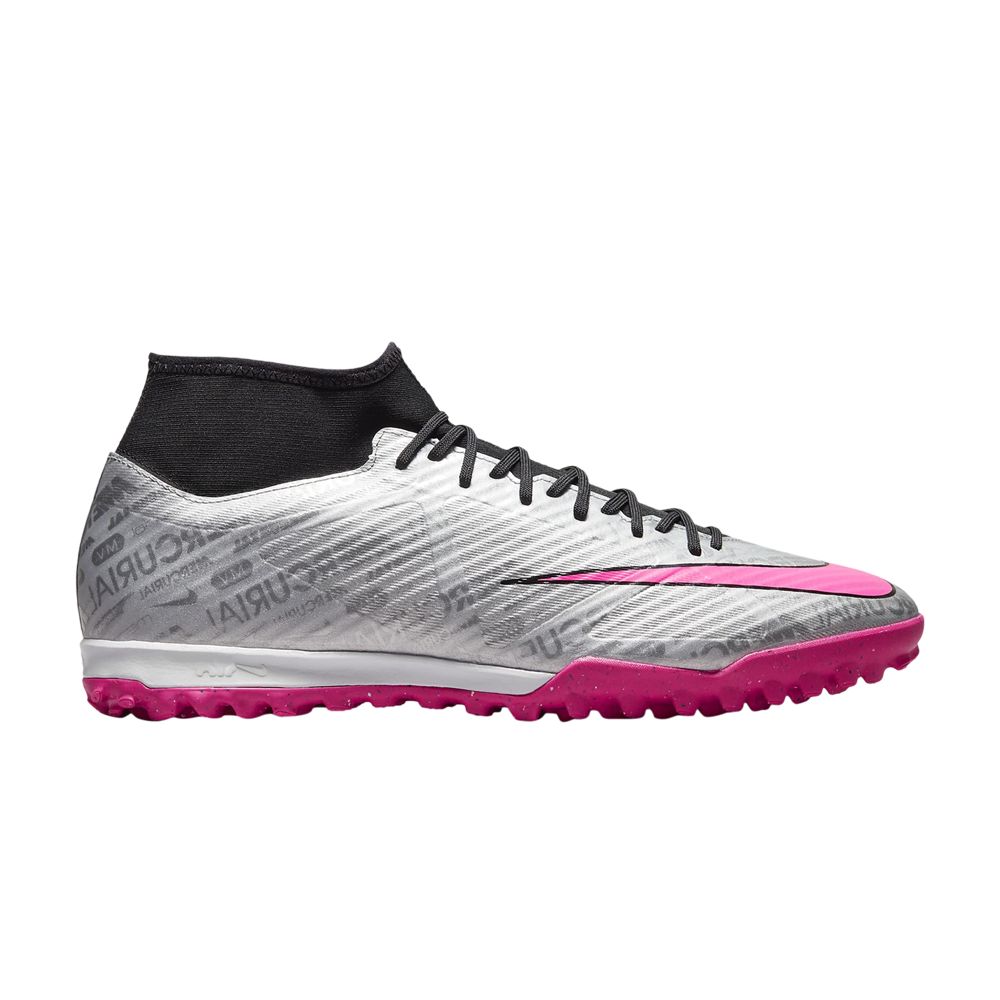 Pre-owned Nike Zoom Mercurial Superfly 9 Academy Tf '25th Anniversary Pack' In Silver