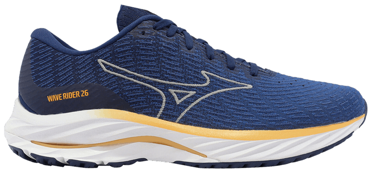 Mizuno Wave Rider 26 4E Wide Snorkel Blue Yellow