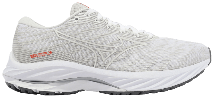 Mizuno Wave Rider 26 2E Wide White Rose Pink