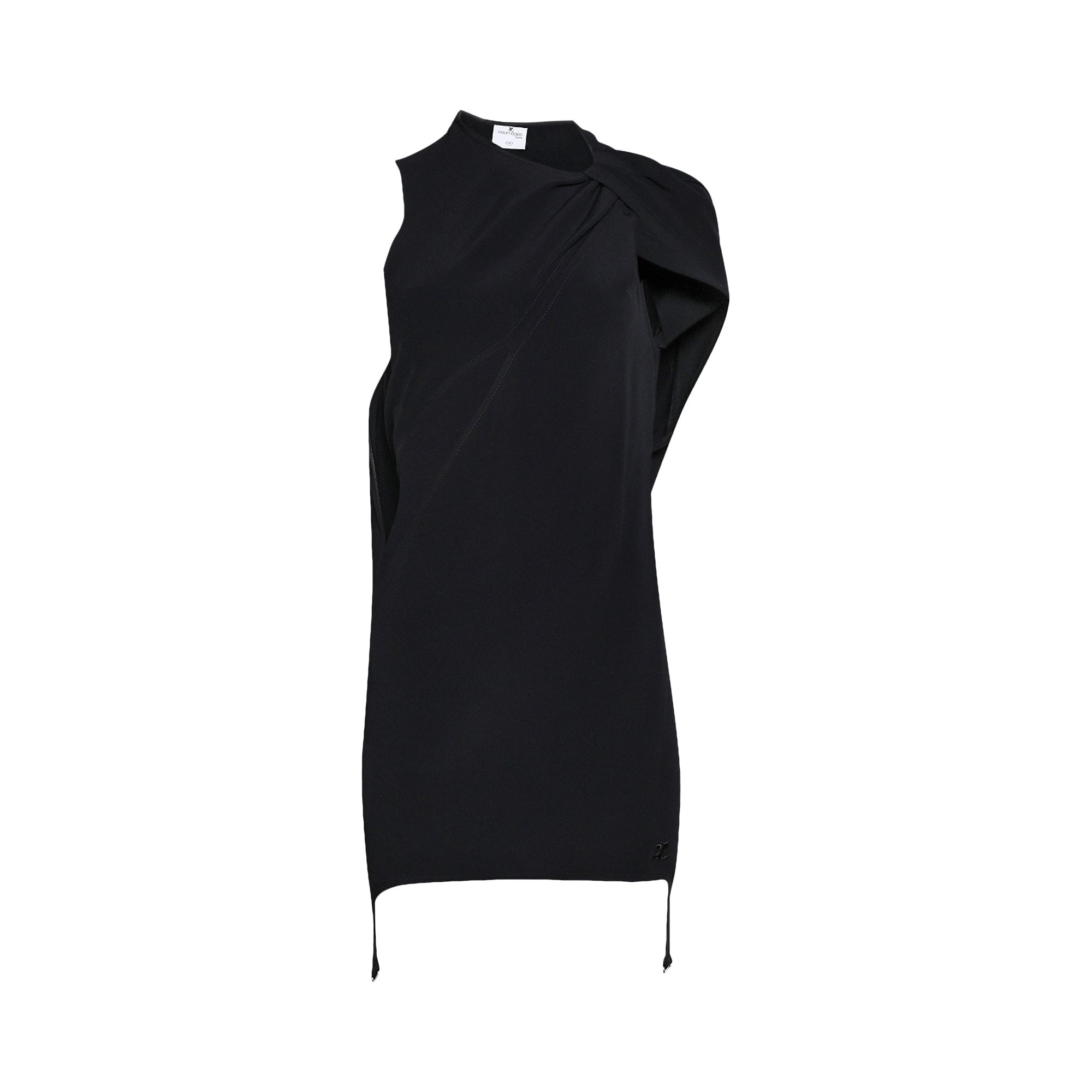 Courrèges Heritage Twist Dress 'Black' | Women's Size 38