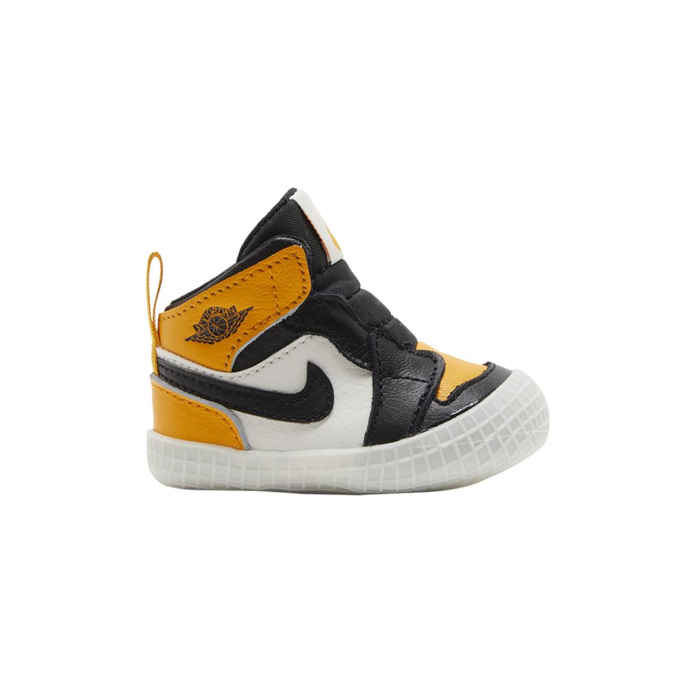 Pre-owned Air Jordan 1 Crib Bootie 'yellow Toe' | Infant Size 3