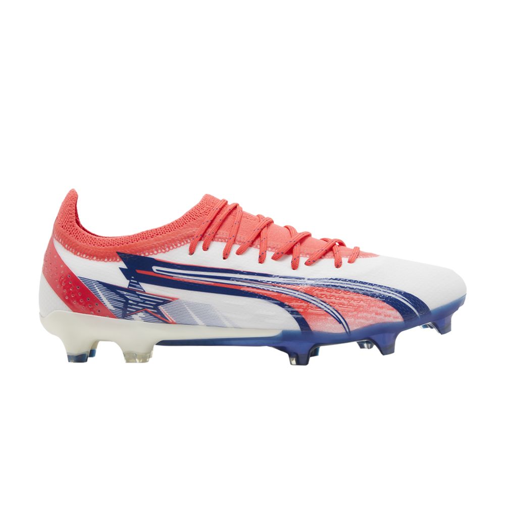 Christian Pulisic x Ultra Ultimate FG AG 'White Blazing Blue' - 107320-01