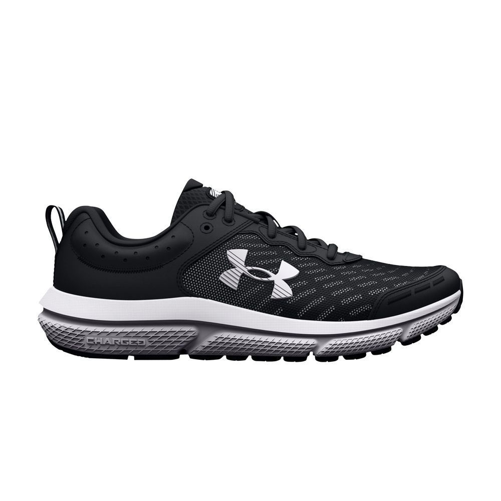 Pre-owned Under Armour Assert 10 Ac Gs 'black White' | Kid's Size 3.5