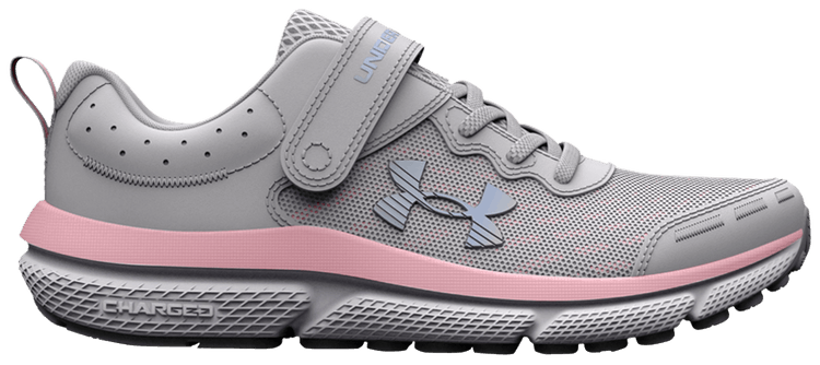 Under Armour Assert 10 AC PS Wide Halo Grey Pink Sugar