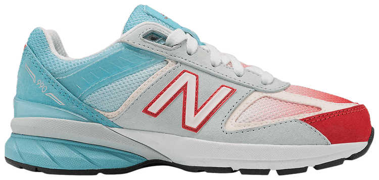 New Balance 990v5 Little Kid Ice Blue