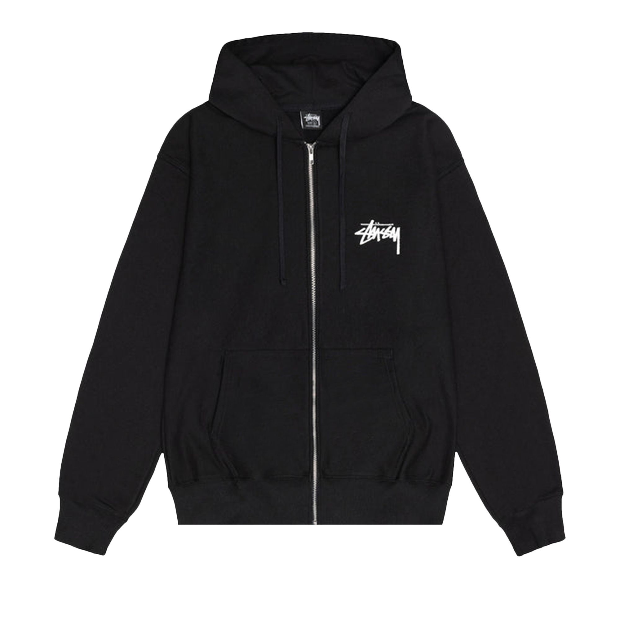 Stussy Shattered Zip Hoodie 'Black' | Men's Size L