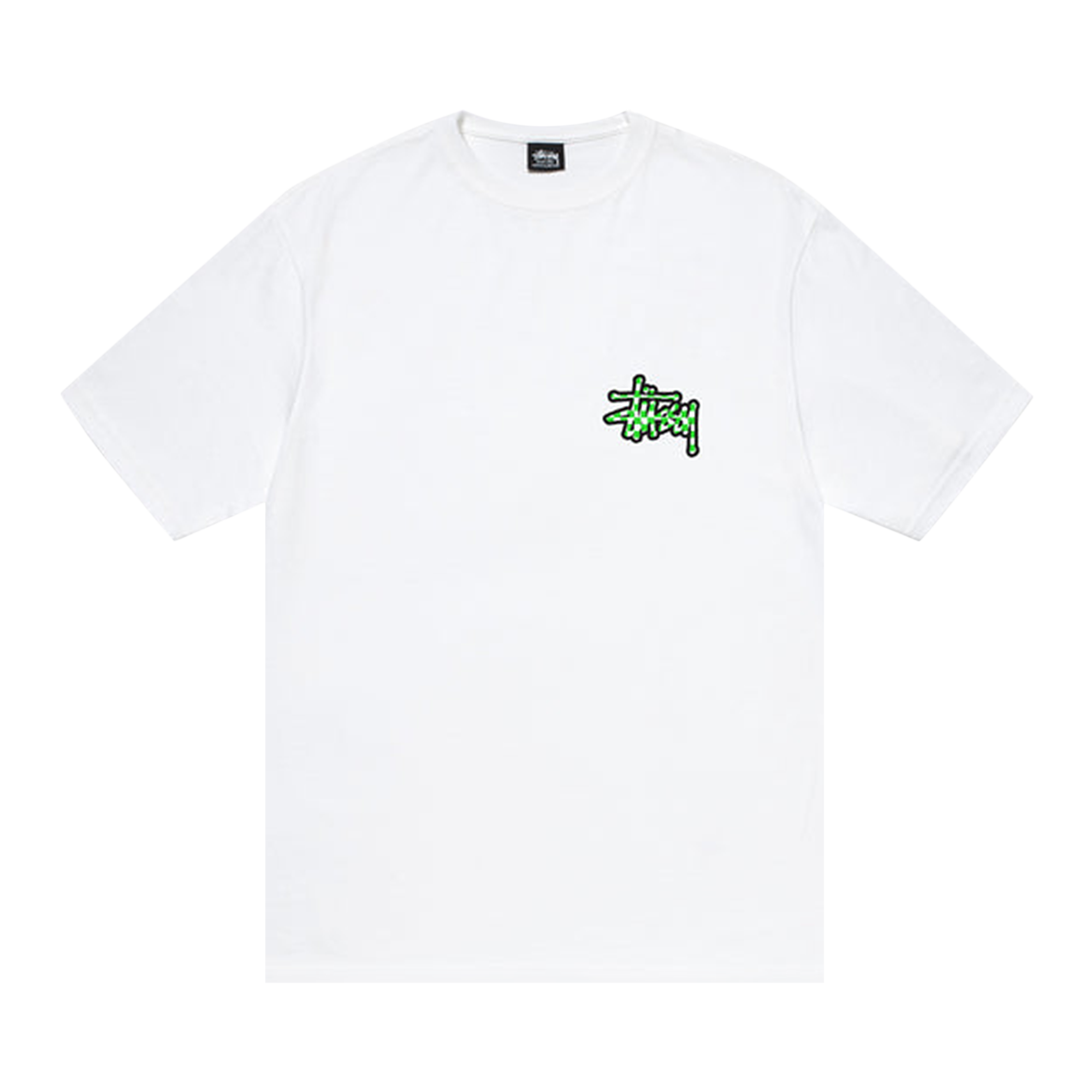 Pre-owned Stussy Checker Stock Tee 'white'