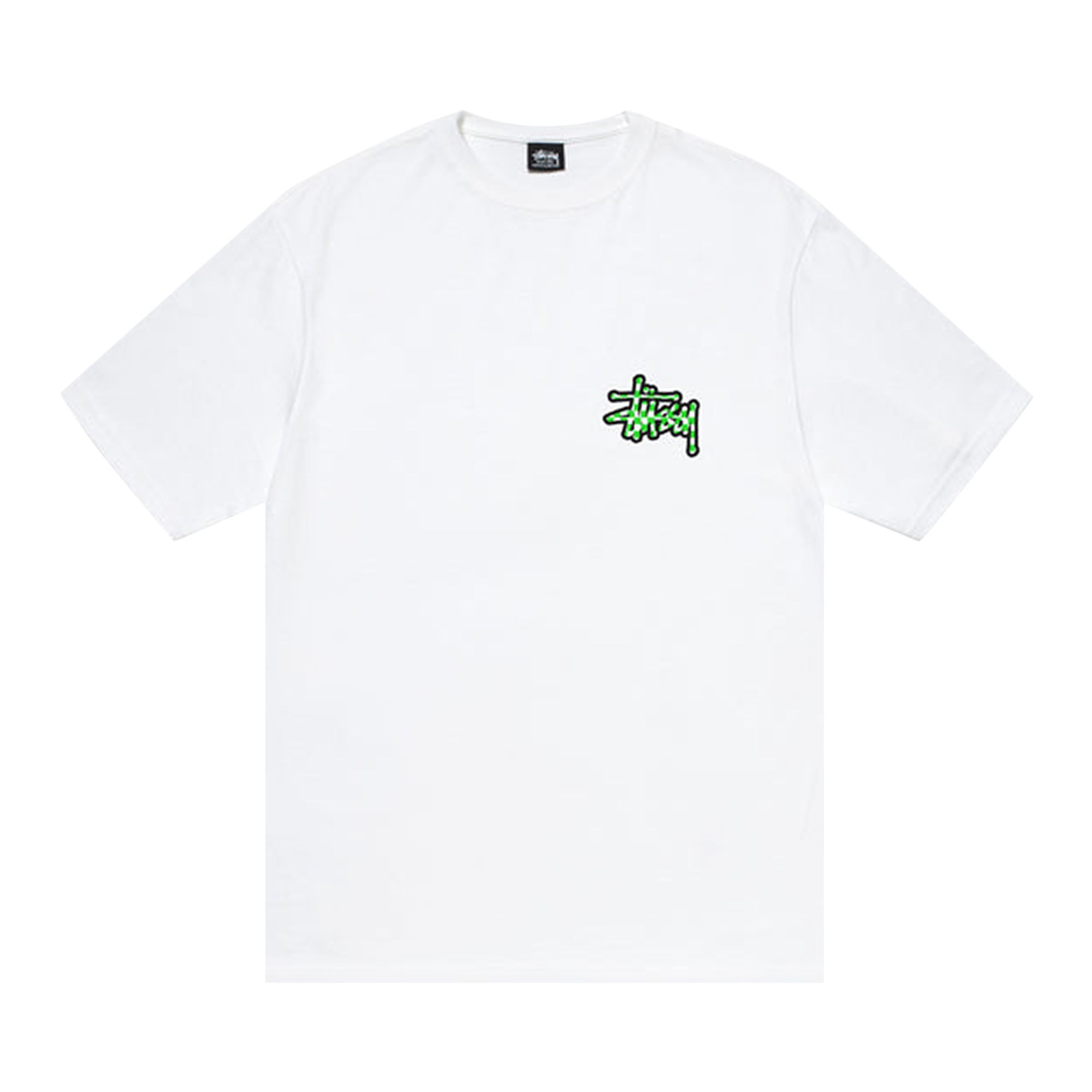 Stussy Checker Stock Tee 'White' | Men's Size M