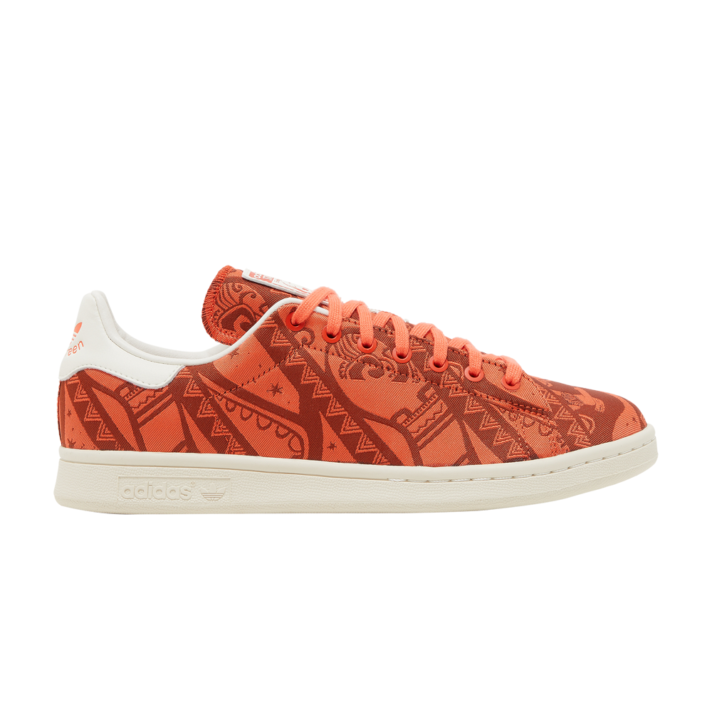 Pre-owned Adidas Originals Disney X Stan Smith 'moana - Tribal Print' In Red