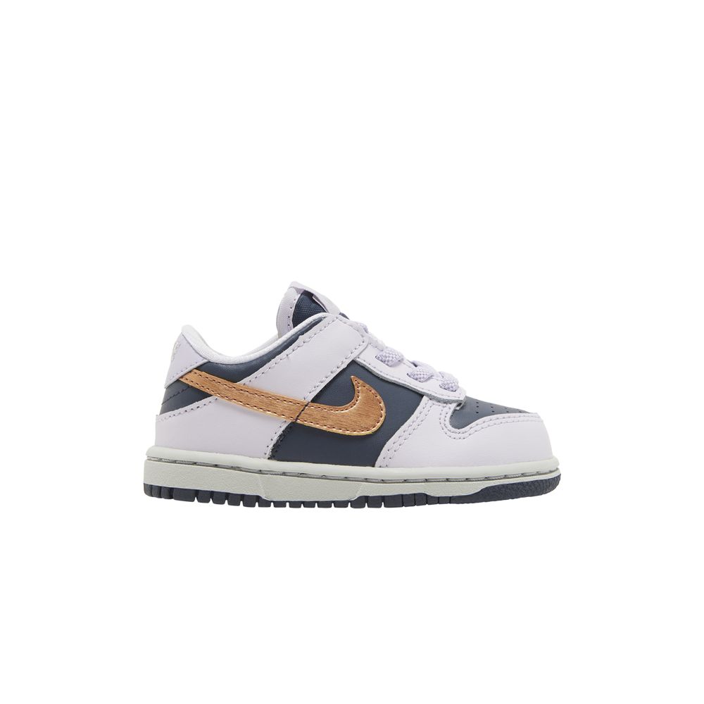 Nike Dunk Low SE TD 'Copper Swoosh' | Purple | Infant Size 2