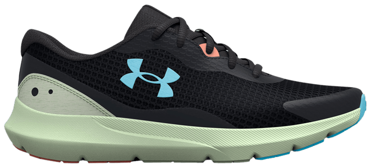 Under Armour Wmns Surge 3 Black Sage Blue