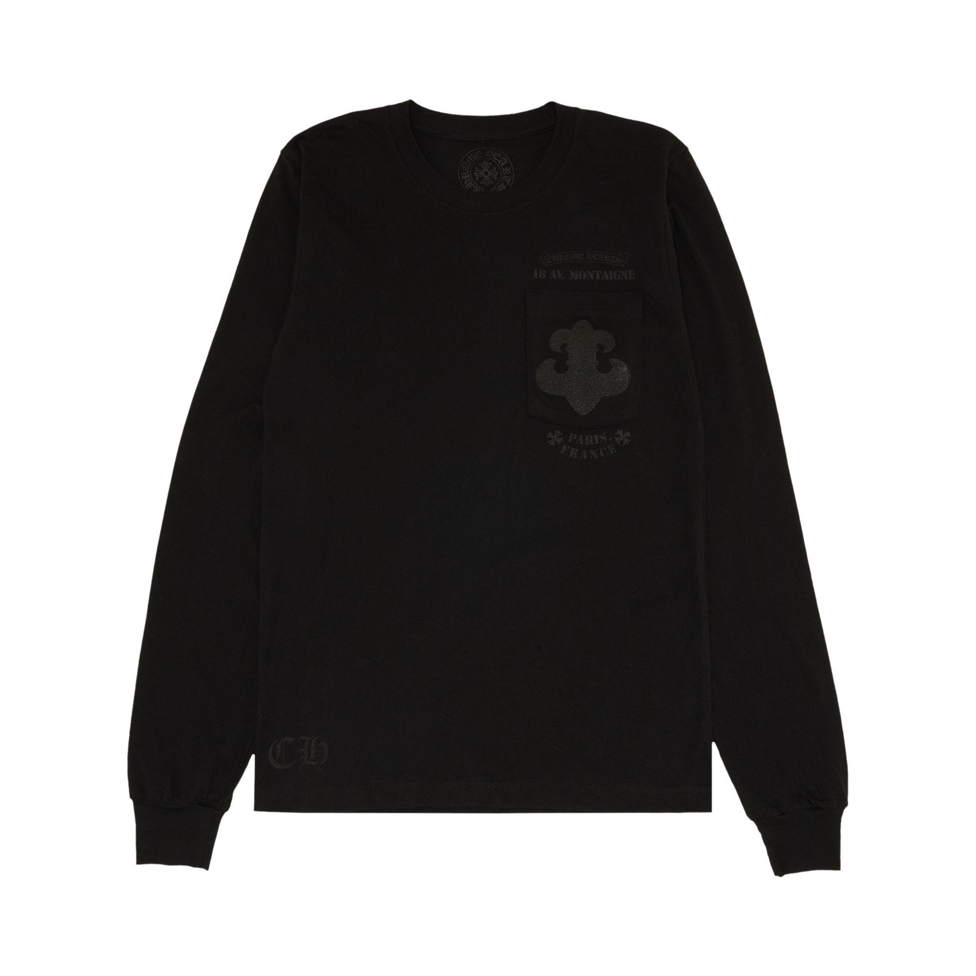 Chrome Hearts Paris Exclusive Long-Sleeve T-Shirt 'Black' | Men's Size XL