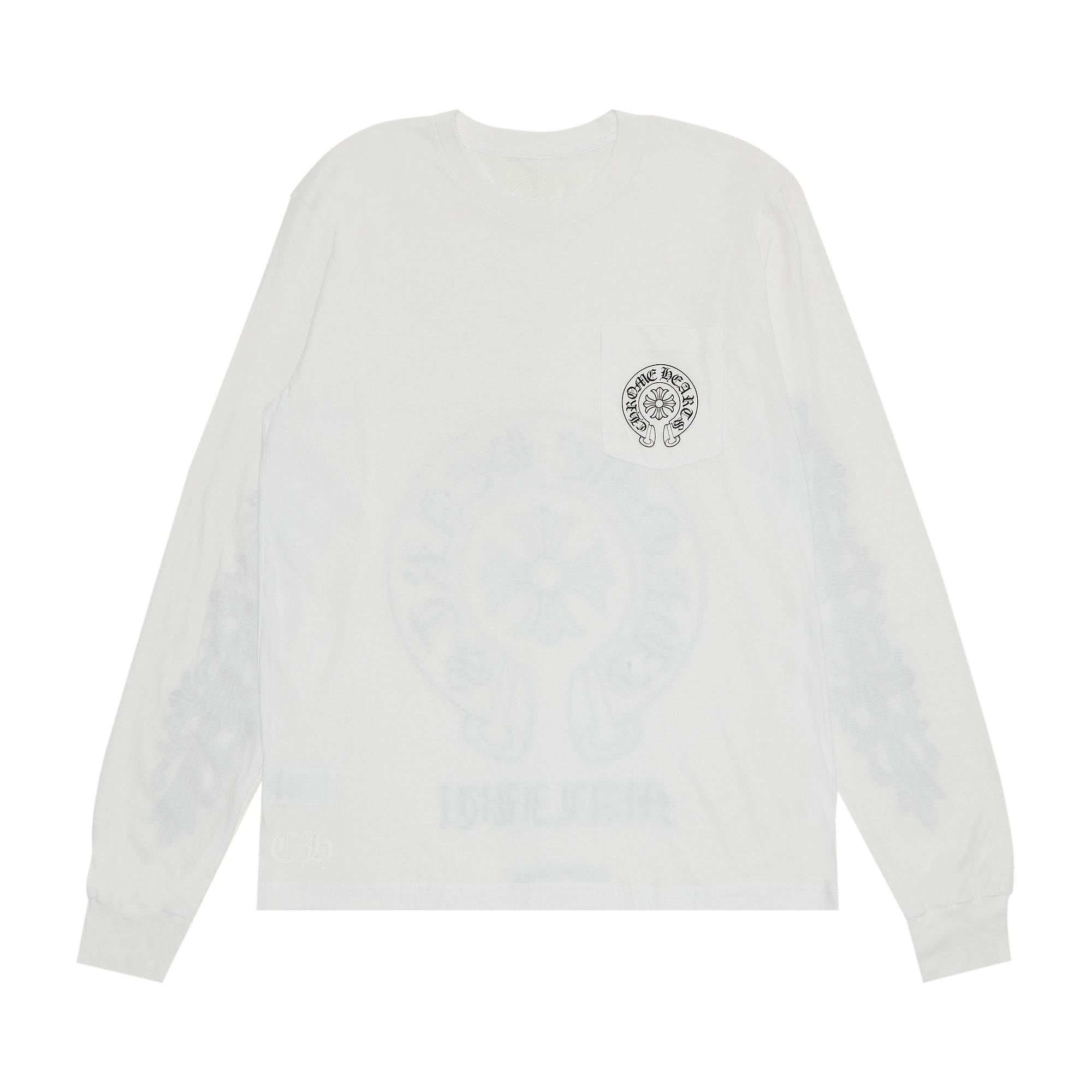 Pre-owned Chrome Hearts Malibu Exclusive Long-sleeve T-shirt 'white' | Men's Size Xl