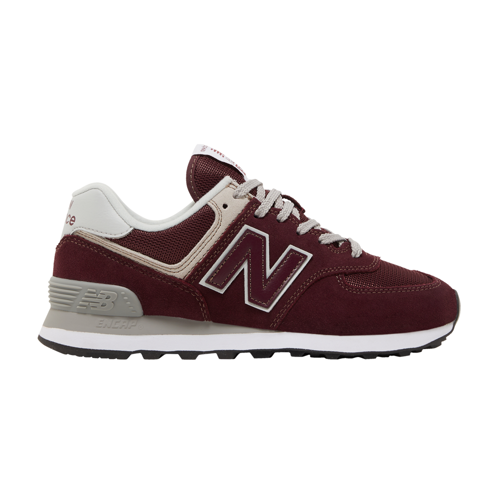 Pre-owned New Balance Wmns 574 'core Pack - Burgundy' In Red