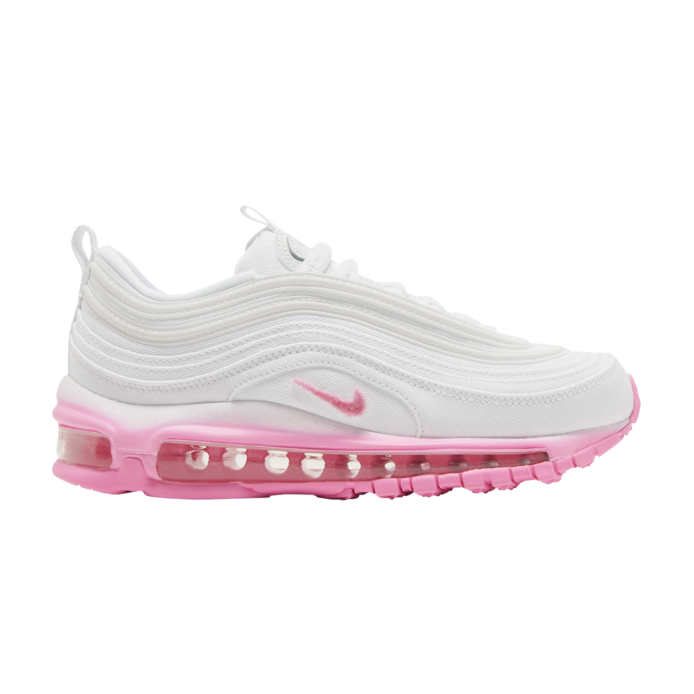 Pre-owned Nike Wmns Air Max 97 Se 'chenille Swoosh - Pink Foam' In White