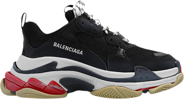 Balenciaga Wmns Triple S Sneaker 'Black Red' 2023