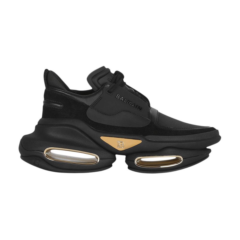 Pre-owned Balmain Wmns B-bold Low 'black Gold' | Women's Size 39
