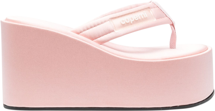 Coperni Wmns Branded Wedge Sandal 'Light Pink Satin'