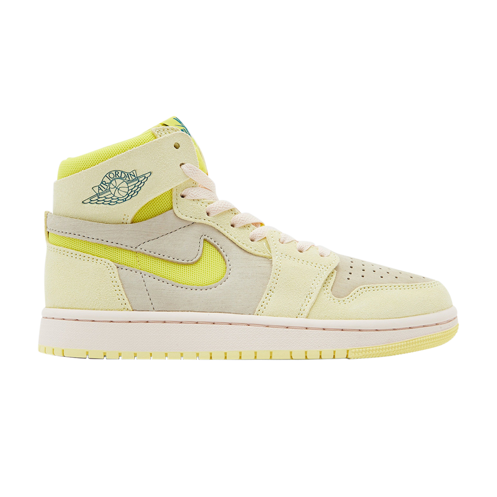 Pre-owned Air Jordan Wmns  1 High Zoom Comfort 2 'citron Tint' In Yellow