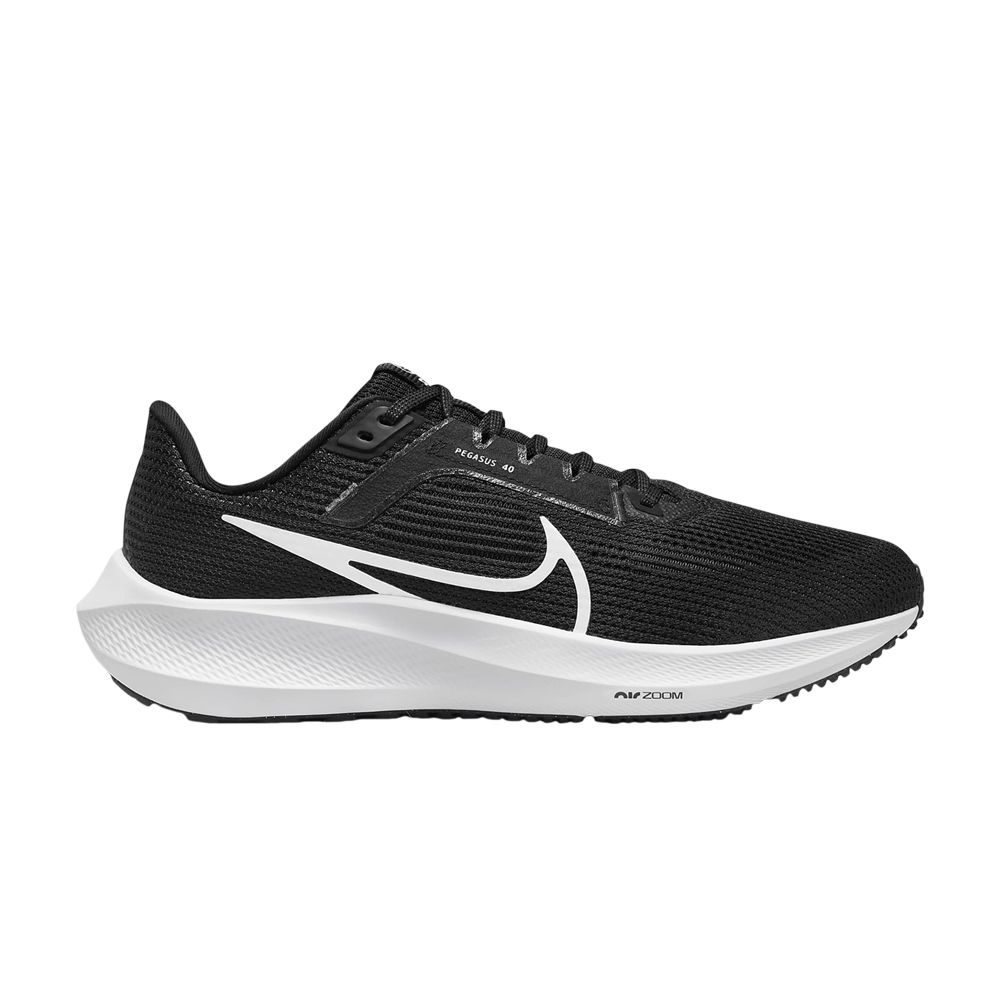 Pre-owned Nike Wmns Air Zoom Pegasus 40 Wide 'black White'