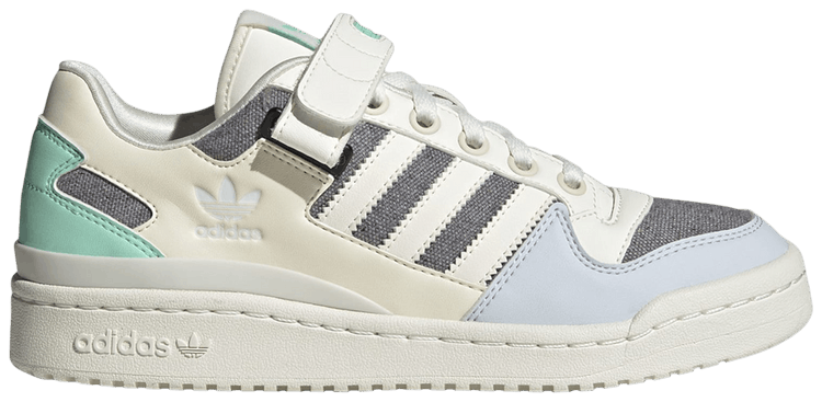 Adidas Wmns Forum Low Off White Easy Green