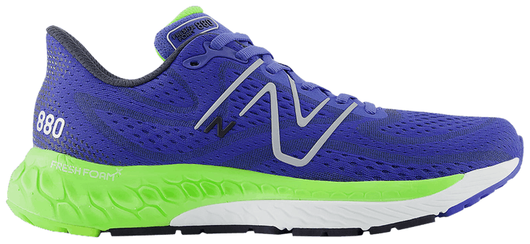 New Balance Fresh Foam X 880v13 2E Wide Blue Pixel Green
