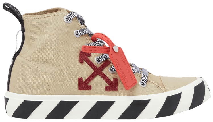 Off-White スニーカー MID VULCANIZED OMIA119S23FAB001-0125 Buy Off-White Vulcanized Mid 'Sand Burgundy