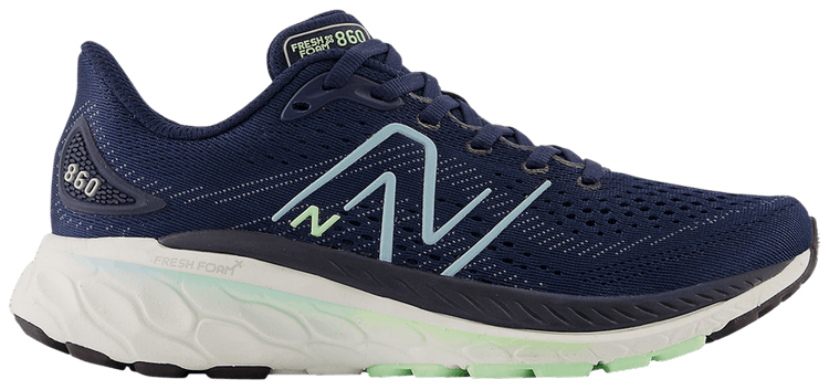 New Balance Wmns Fresh Foam X 860v13 2A Wide Navy Green Aura