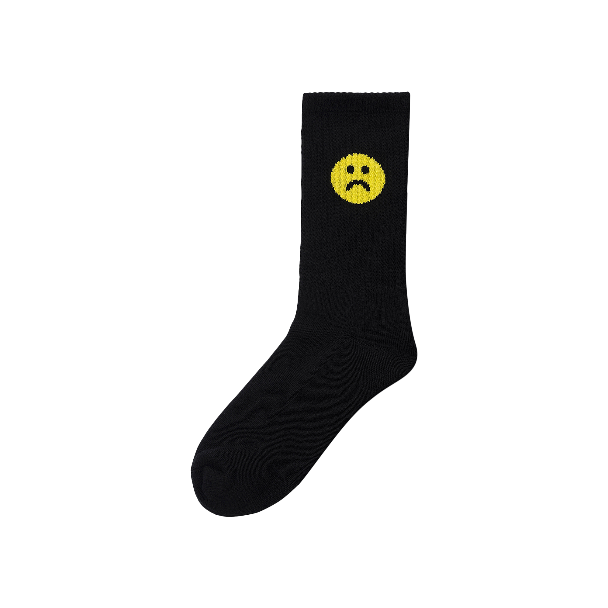Pre-owned Anti Social Social Club Moody Feet Sad Socks 'black'